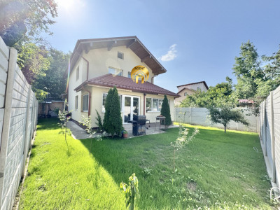 Vilă Individuală 5 Camere + Terasă 22 mp | Teren 400 mp | Otopeni Central