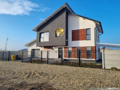 Vila individuală în Domnești,4 camere, 573mp teren P+1 +M